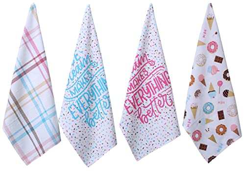 Christmas Cotton Kitchen Towels Set of 4 R901199