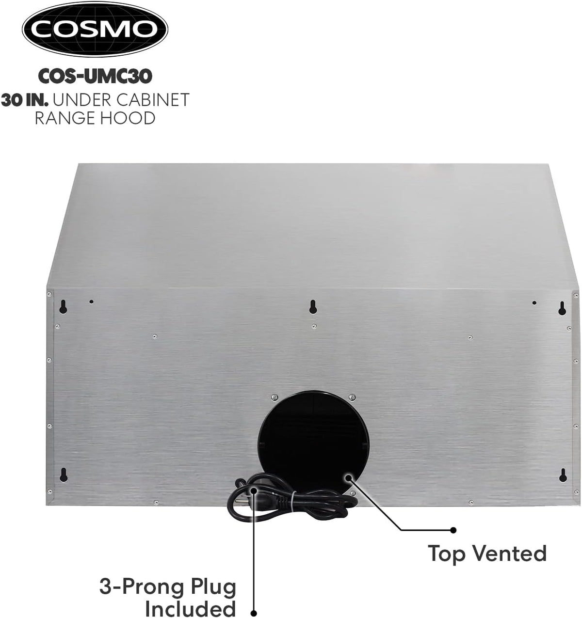 30 inch Stainless Steel Under Cabinet Range Hood I135