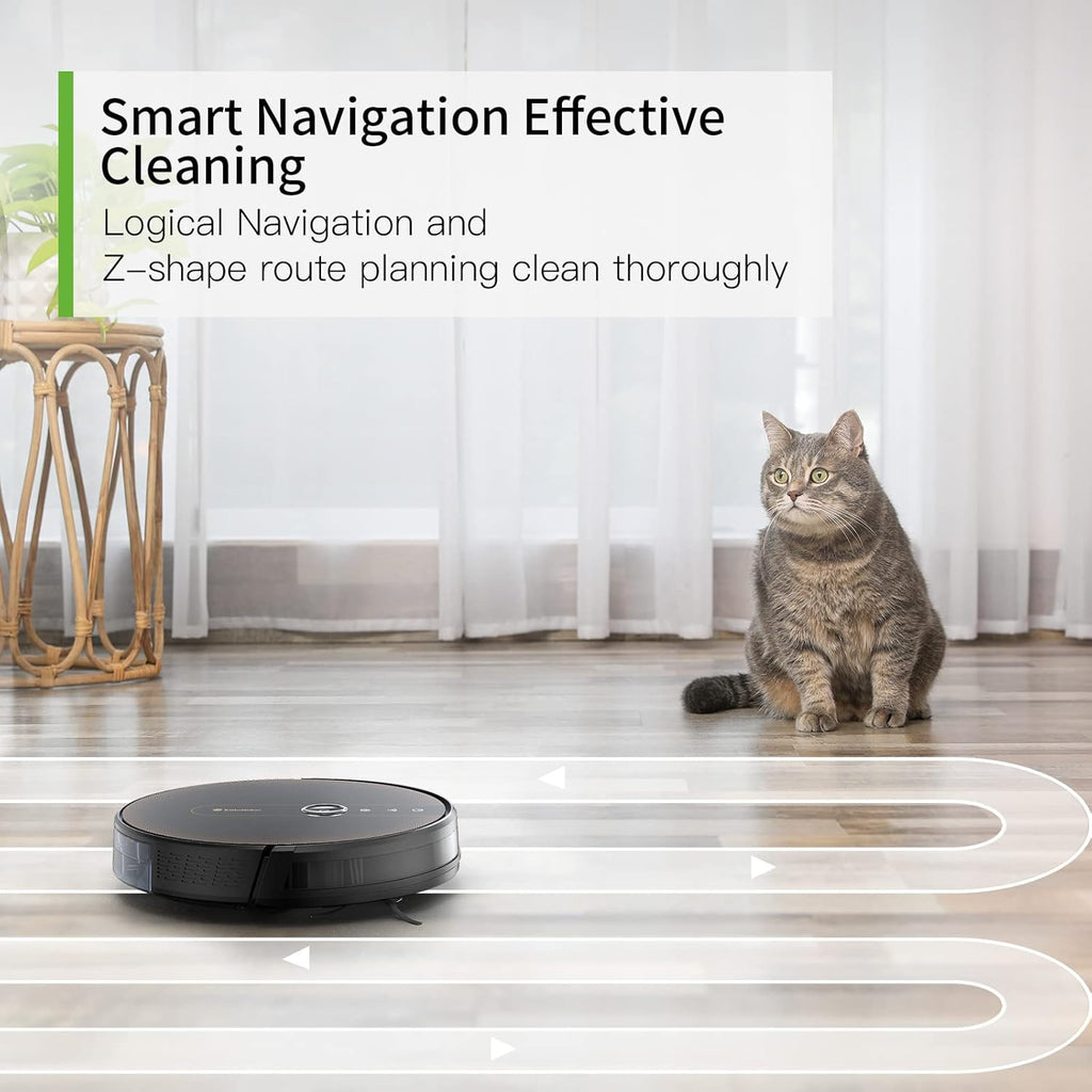 Black Robot Vacuum and Mop, 2000Pa Q42280