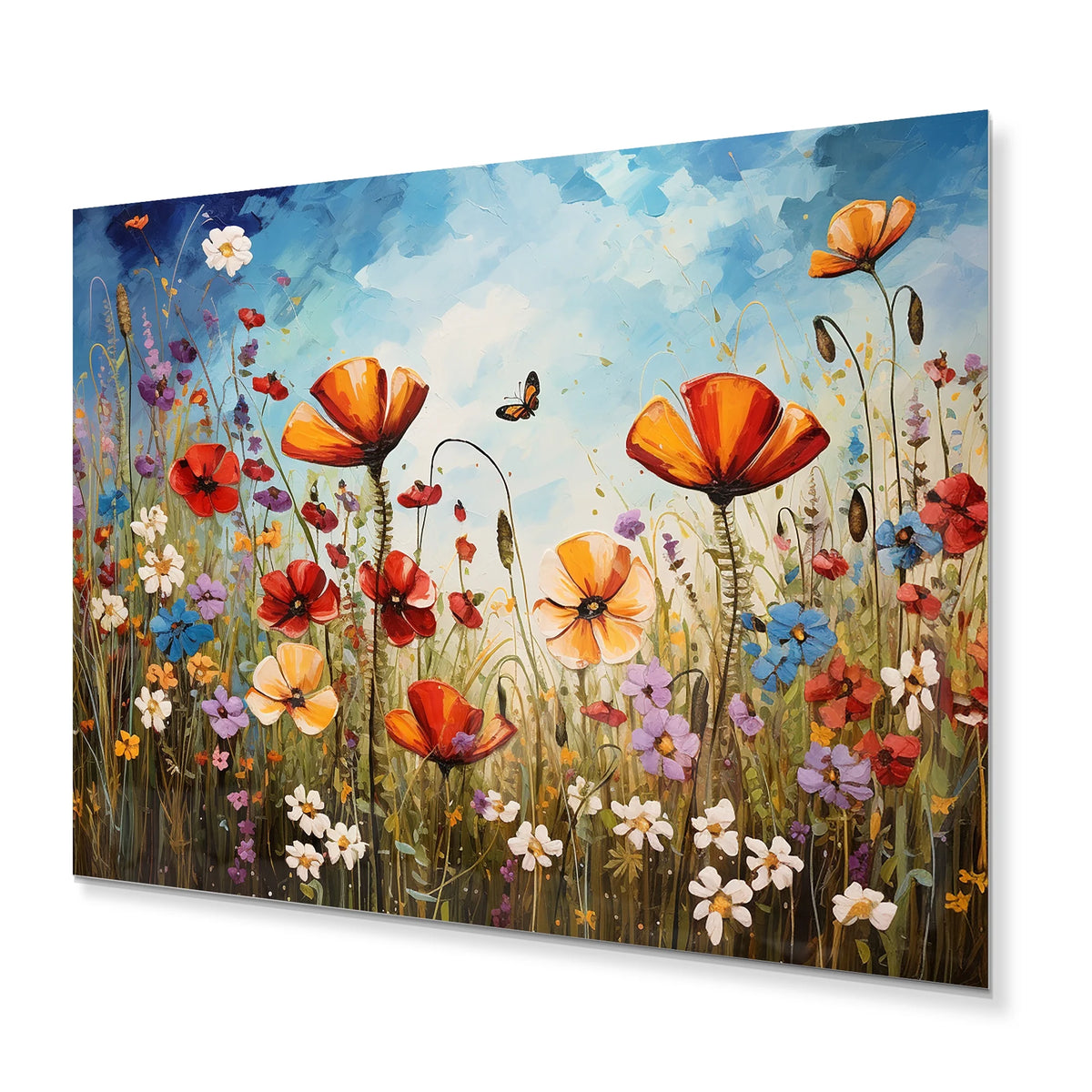 Floral Metal Wall Decor T125723