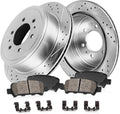Rear 330mm 6 Lug 2 Rotors + Brake Pads + Clips S165317