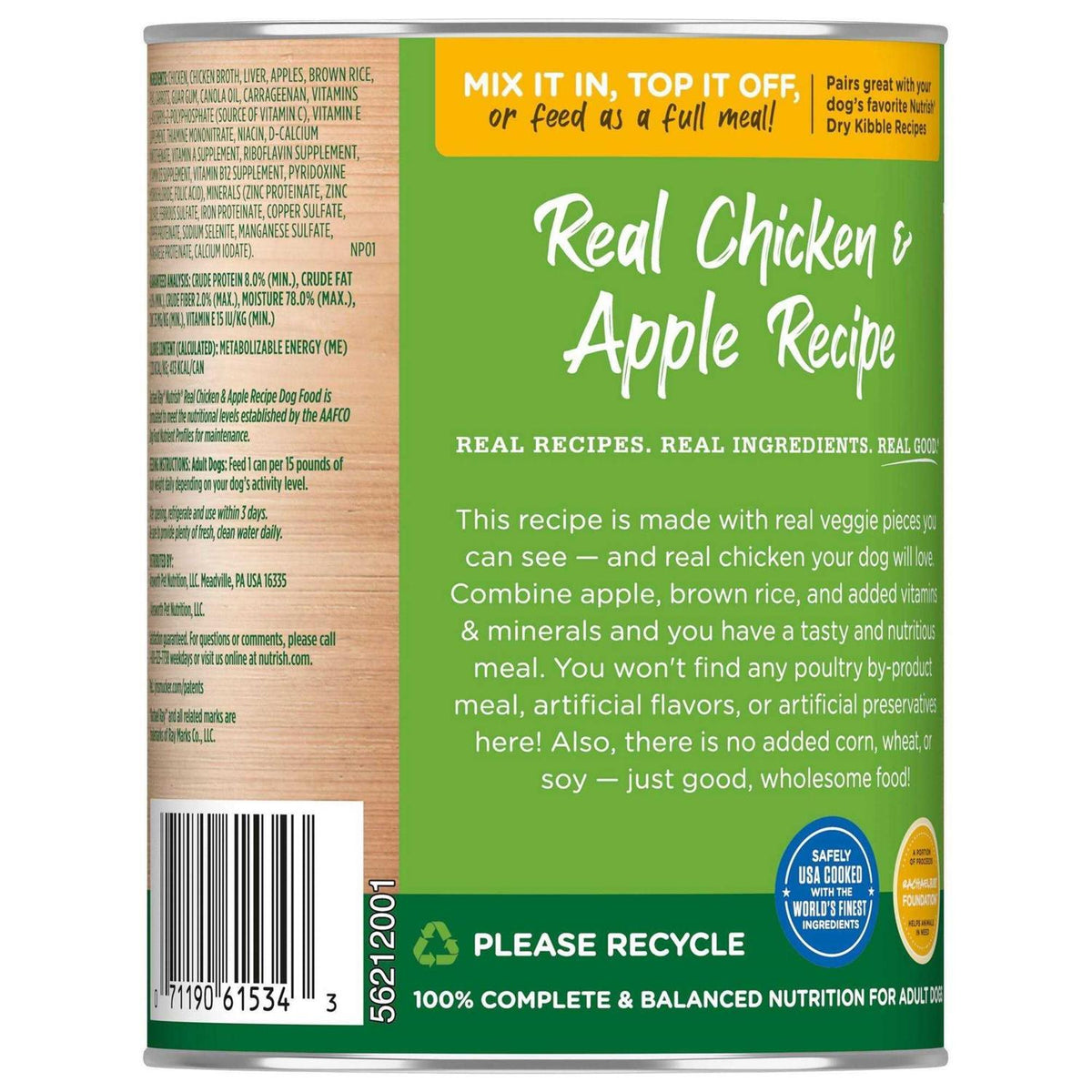 Real Chicken Apple Dog Food Q954038