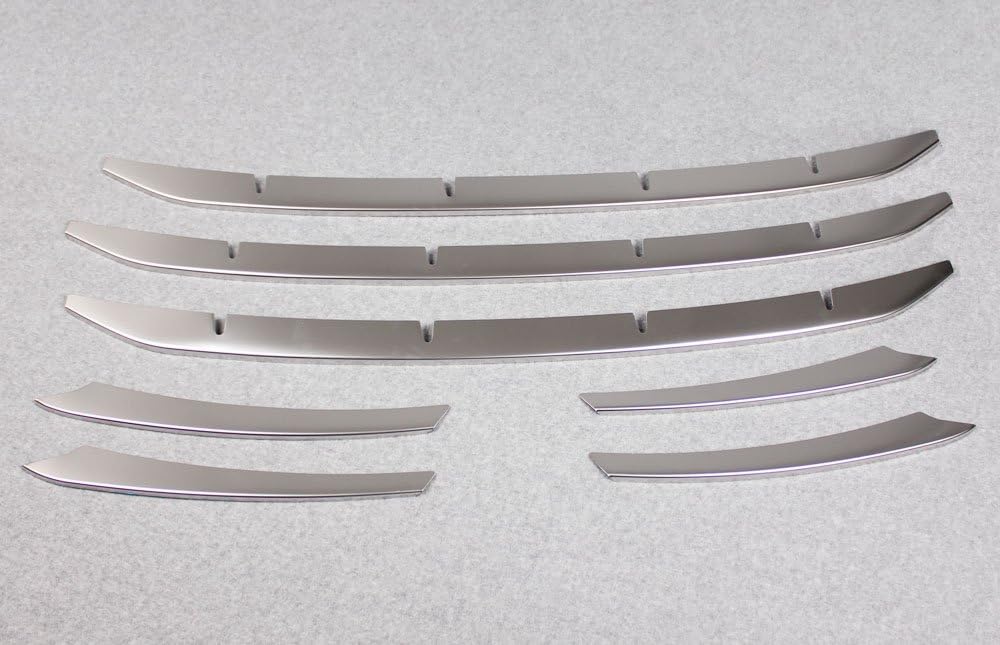 Stainless Steel Front Grill Grille Cover Trim 7PCS L6108