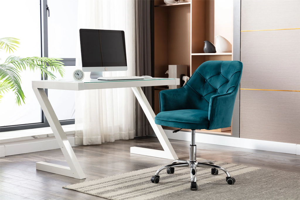 LAKE BLUE Swivel Shell Chair X125501