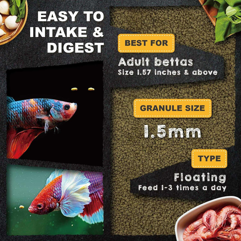 Betta Fish Food Shrimp Patties W168