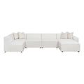 6-piece Fabric Upholstered Modular Sectional A10295