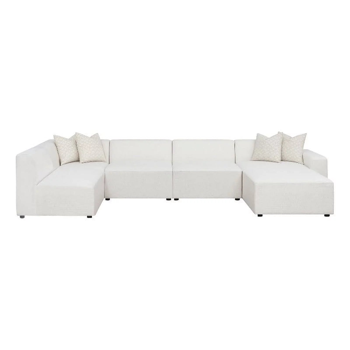 6-piece Fabric Upholstered Modular Sectional A10295