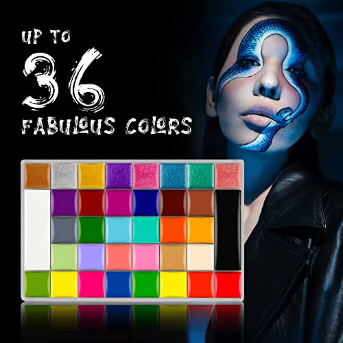 36 Colors Non-Toxic Face Paint Kit Z49635
