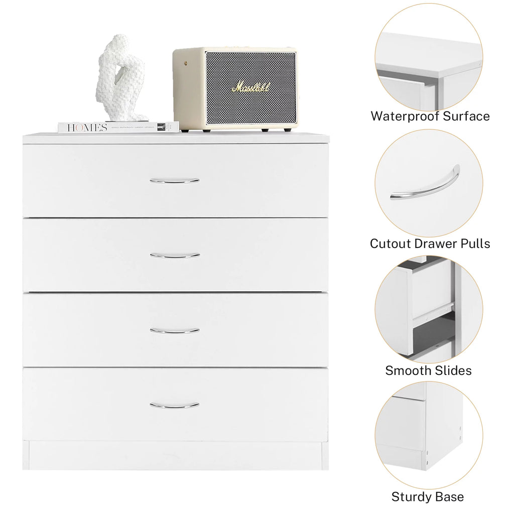 Black 4 Drawer Dresser W258385