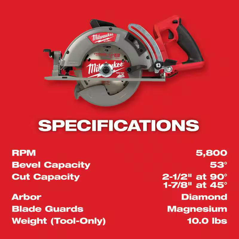 18V Cordless 7-1/4 in. Circular Saw S95570