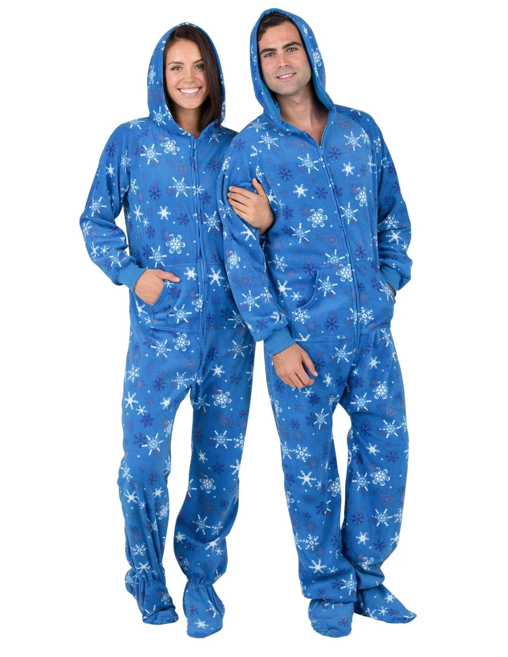 Footed Pajamas Hoodie One Pieces B820