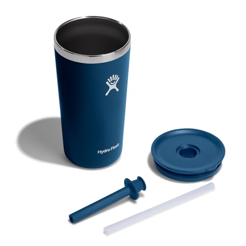 Stainless Steel Insulated Tumbler with Lid and Straw A95179