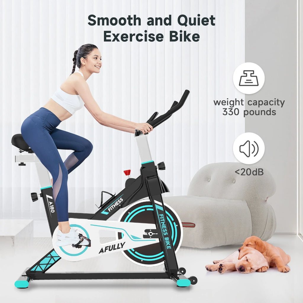 Indoor Cycling Exercise Bike 35 Lbs Flywheel F419