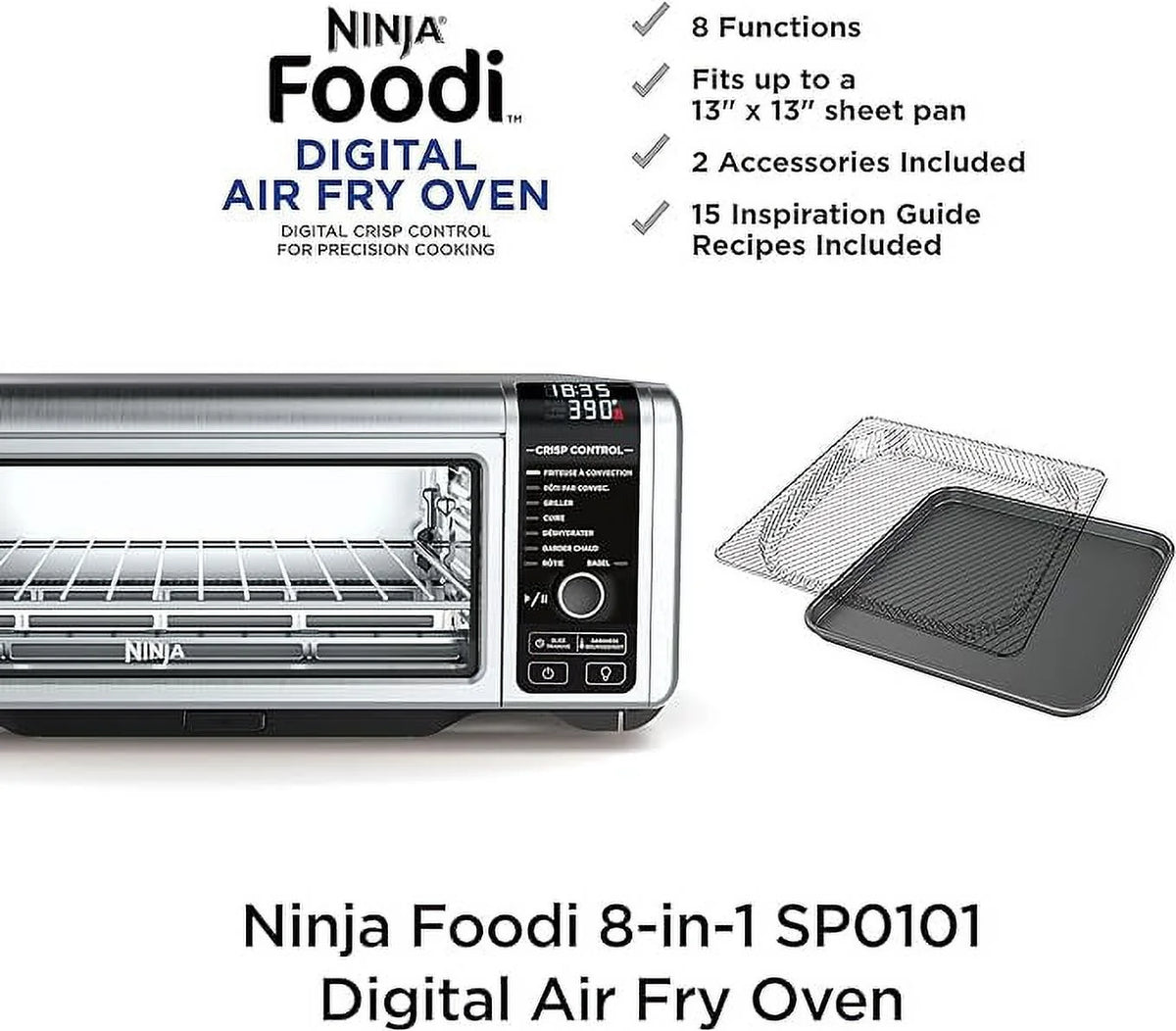 Air Fryer XL Capacity Stainless Steel Finish E87343