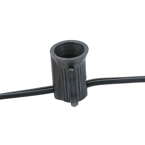 250 Foot C7 Christmas Stringer Bulk Reel Black Wire A321569