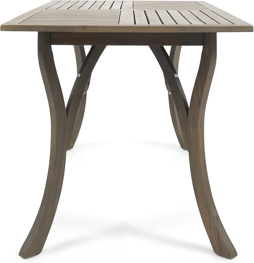 Acacia Wood Rectangular Dining Table V742935