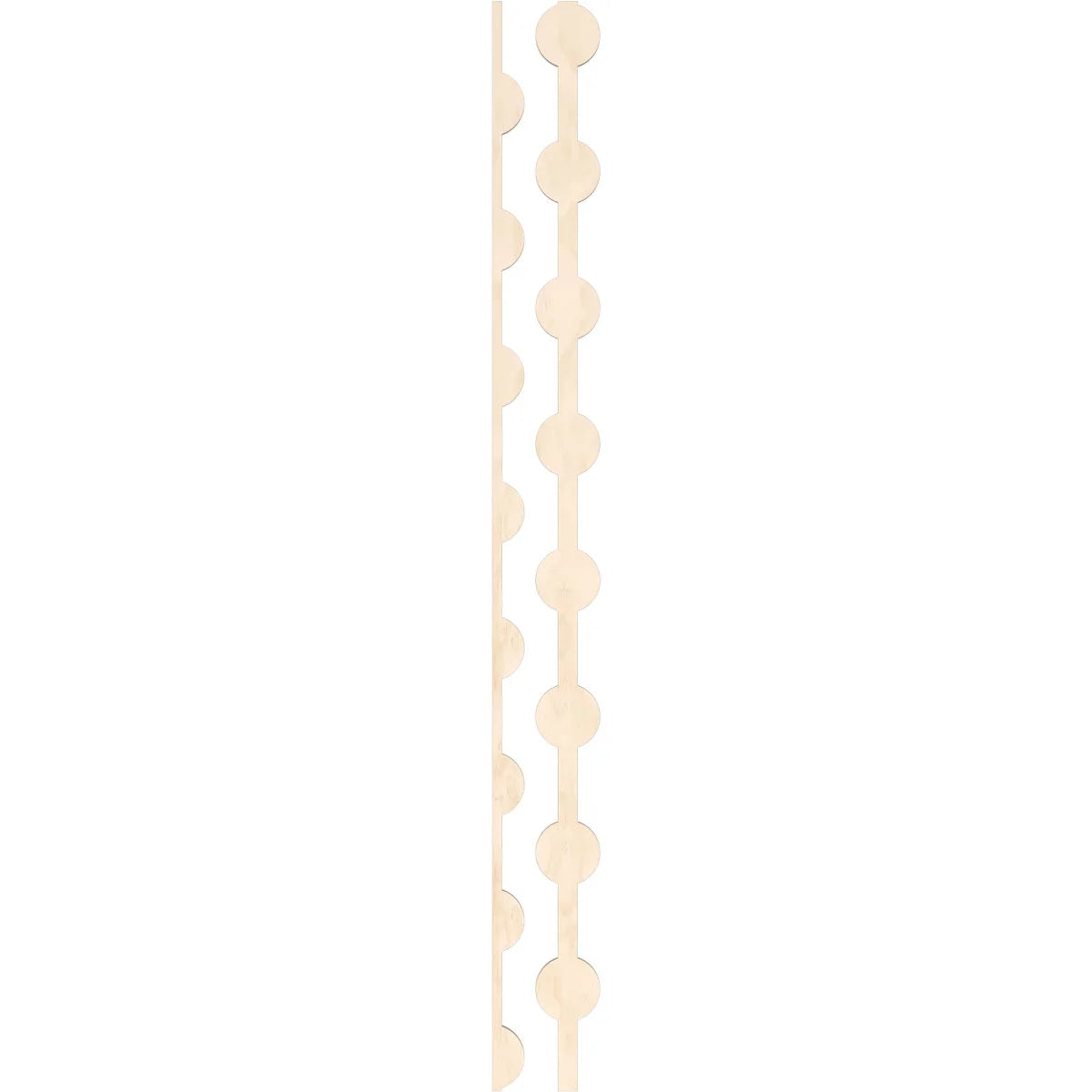 Adjustable Wood Decorative Slat Wall Panel Kit Q49115