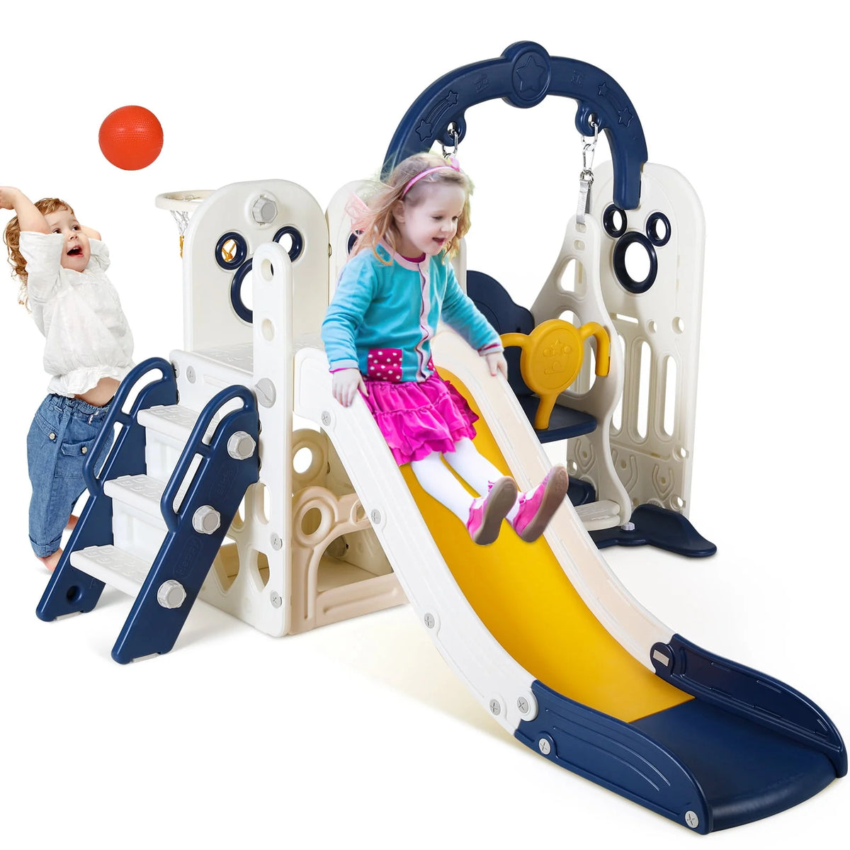 5 in 1 Toddler Swing and Slide Set G329