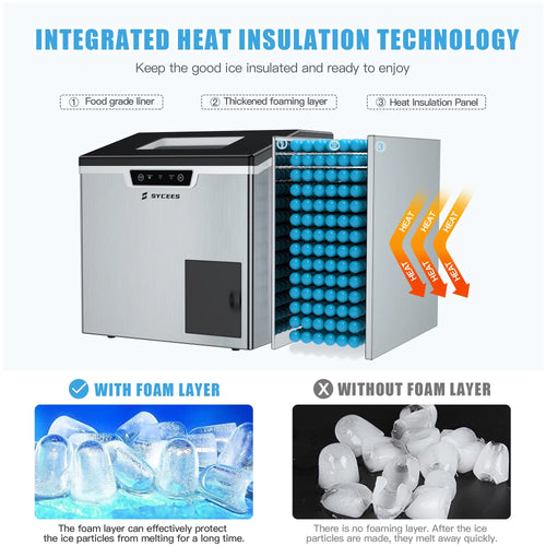2-in-1 Portable Countertop Ice Maker & Shaver Machine Z6891