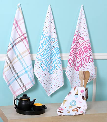 Christmas Cotton Kitchen Towels Set of 4 R901199