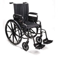 Black Flip Back Desk Arm Wheelchair with Swingaway Footrest Z2817