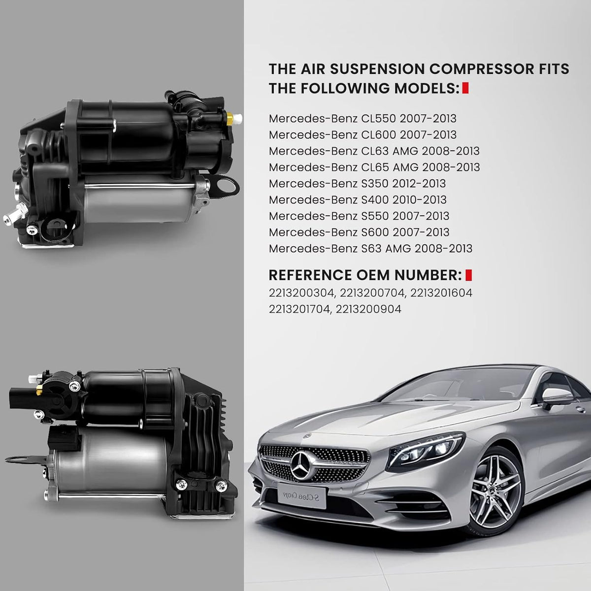 Air Suspension Compressor Pump Y81613
