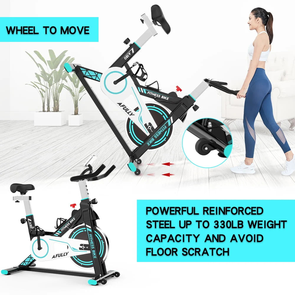 Indoor Cycling Exercise Bike 35 Lbs Flywheel F419