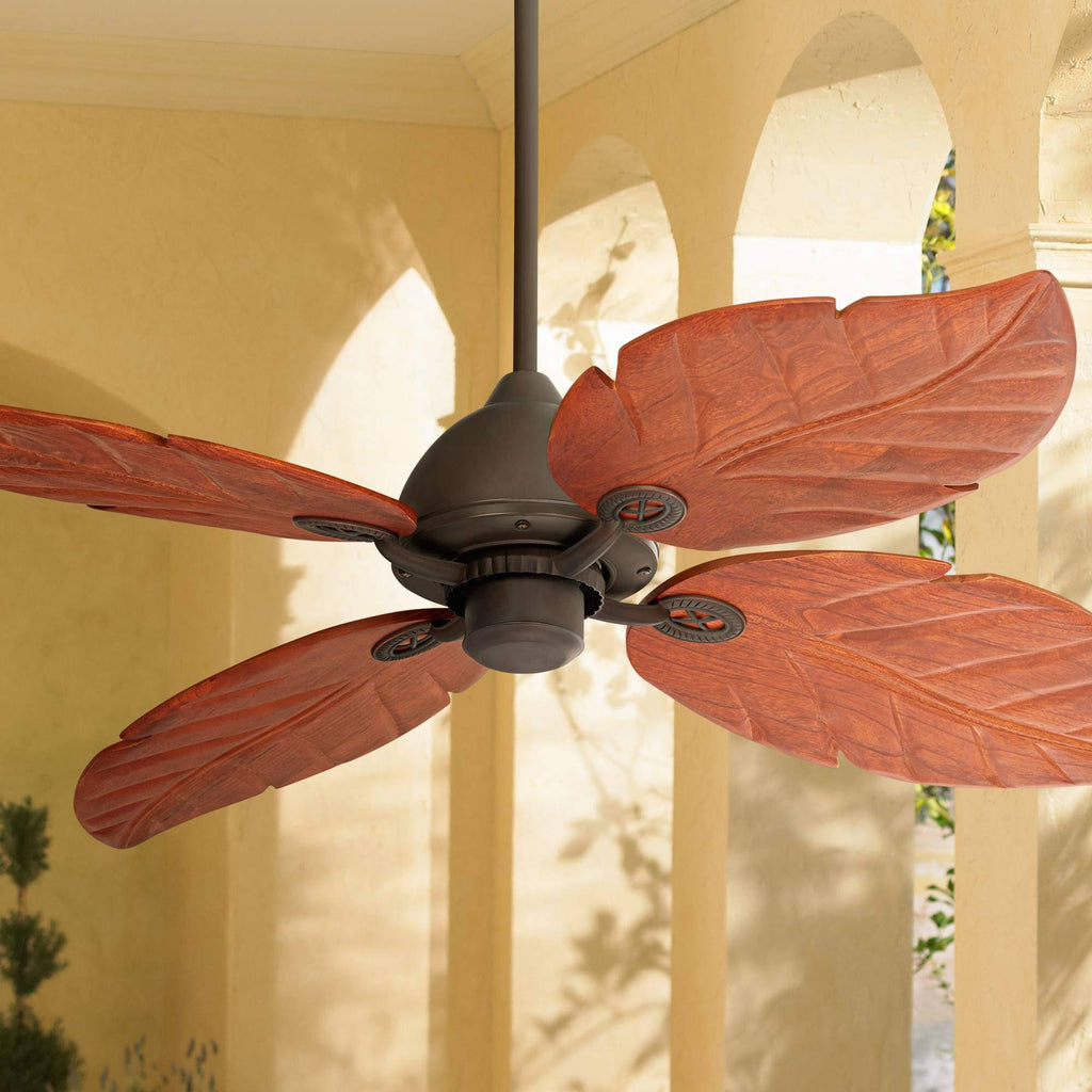 Oil Rubbed Bronze Damp Rated Outdoor Ceiling Fan N477
