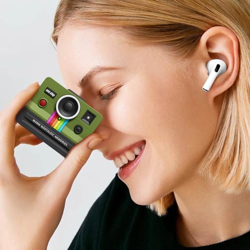 Black Silicone Airpods 4 Case with Keychain H98293