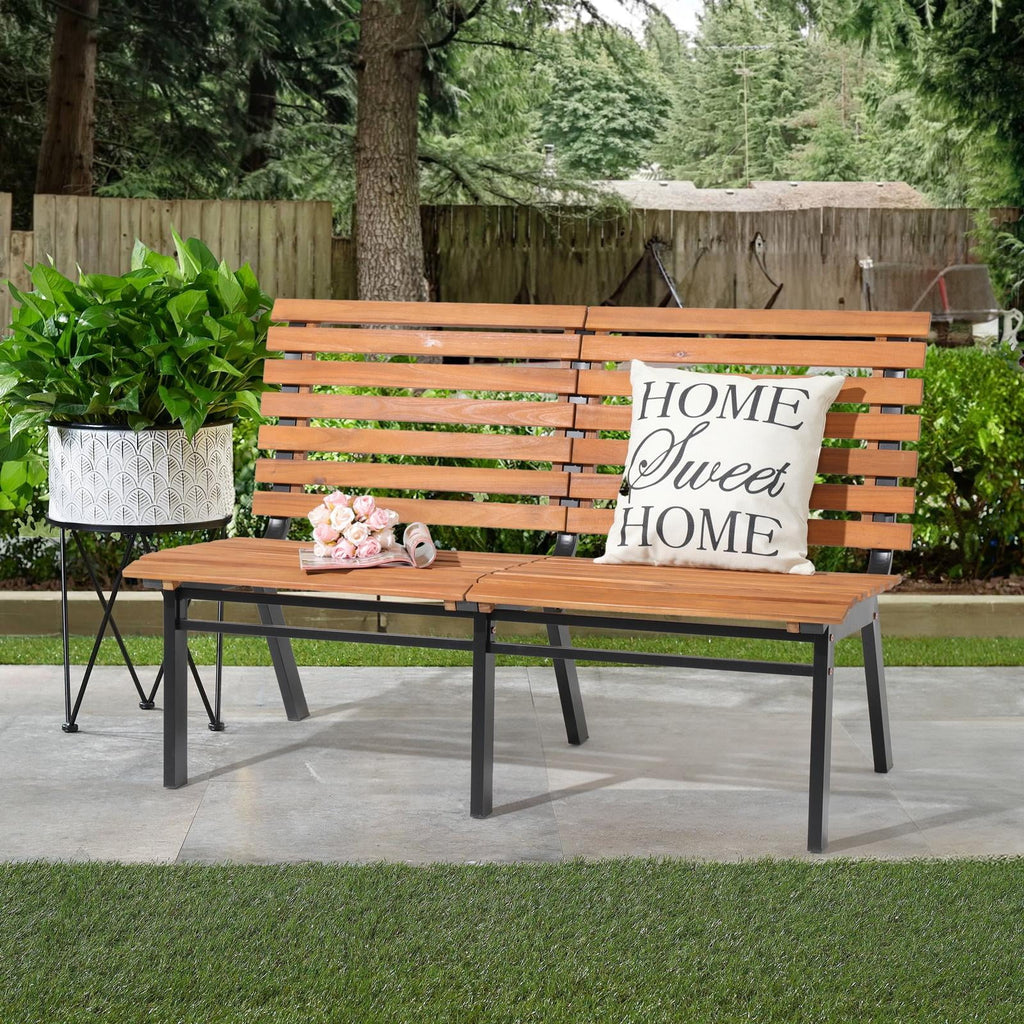 Acacia Wood 2 Person Garden Bench J141