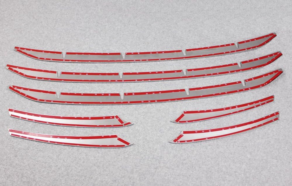 Stainless Steel Front Grill Grille Cover Trim 7PCS L6108