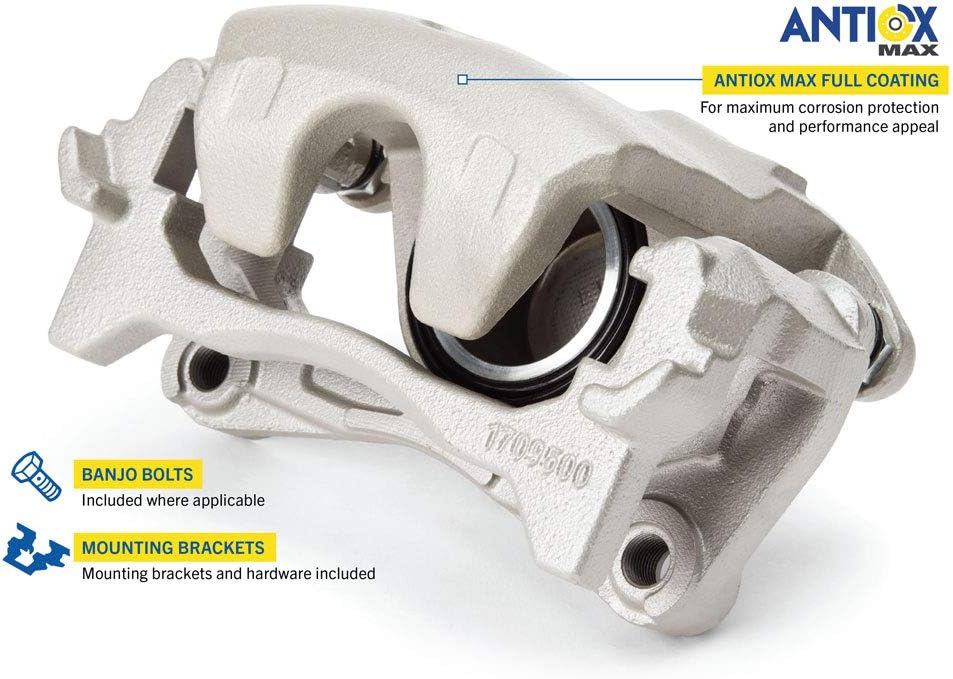 Front Brake Calipers Rotors Ceramic Pads A70132