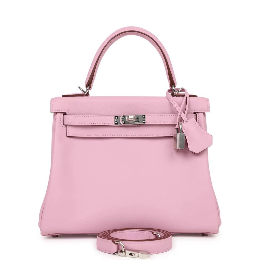 Mauve Sylvestre Swift Palladium Hardware Handbag Y4581