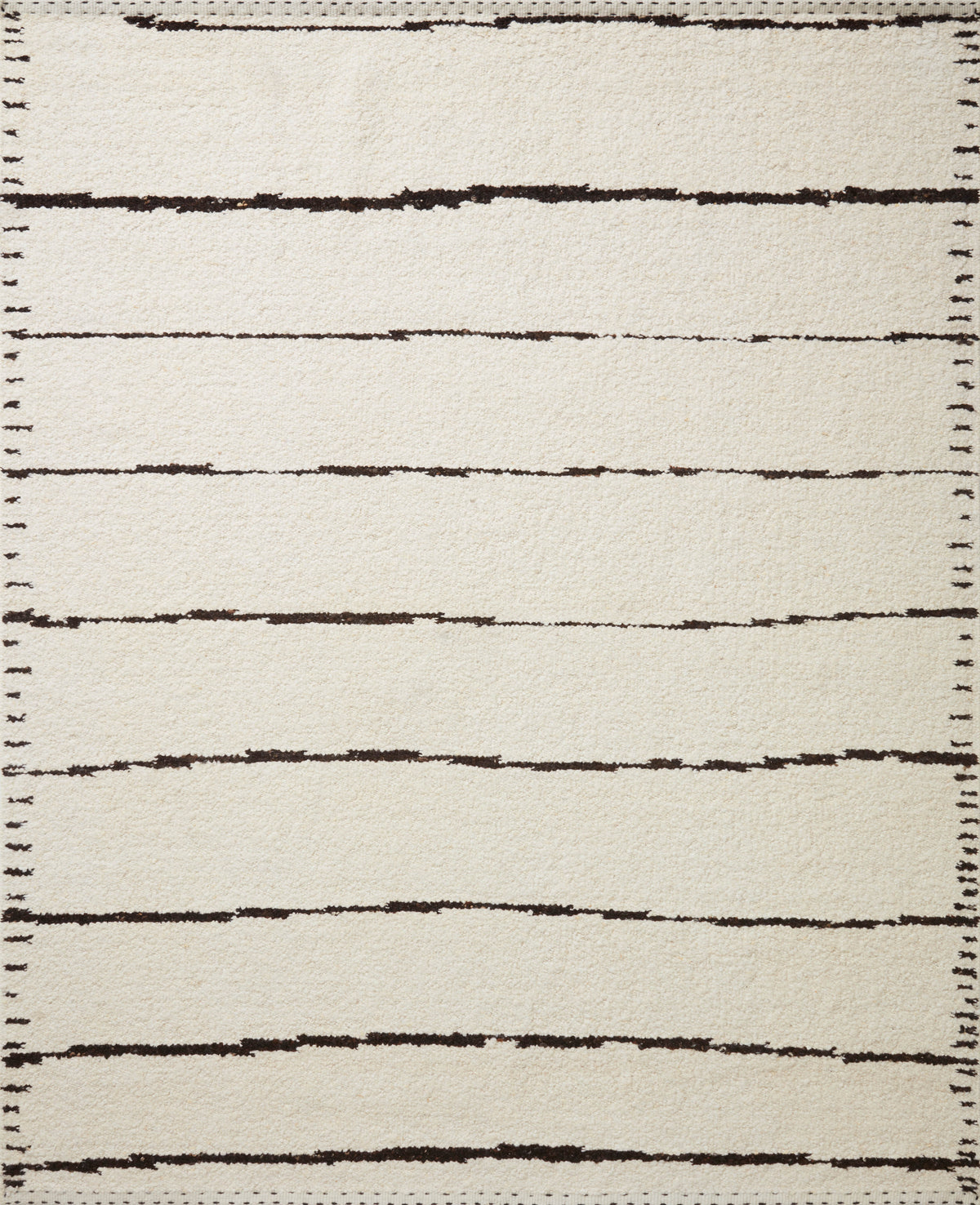 Ivory Black 4'0 x 6'0 Rug N9541