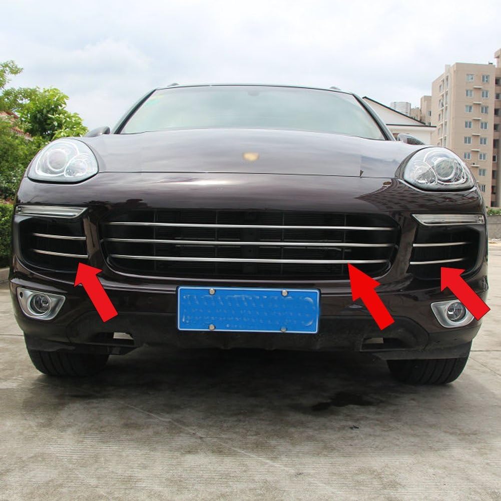 Stainless Steel Front Grill Grille Cover Trim 7PCS L6108