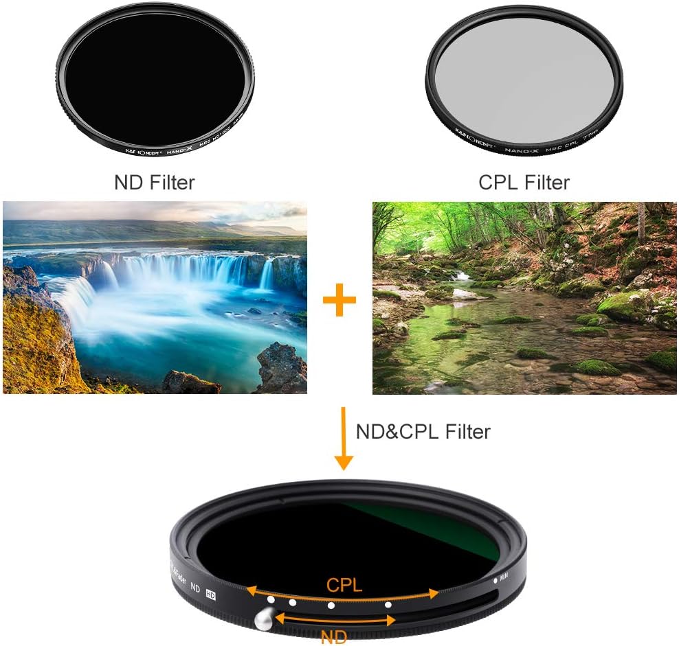 82mm Variable ND and CPL Filter 2 in 1 Y44740