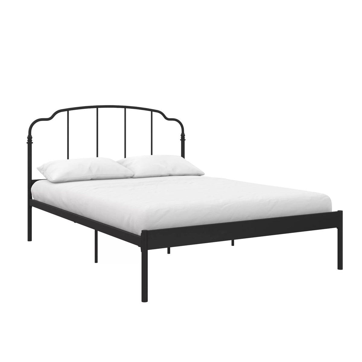 Queen Black Metal Bed R48225