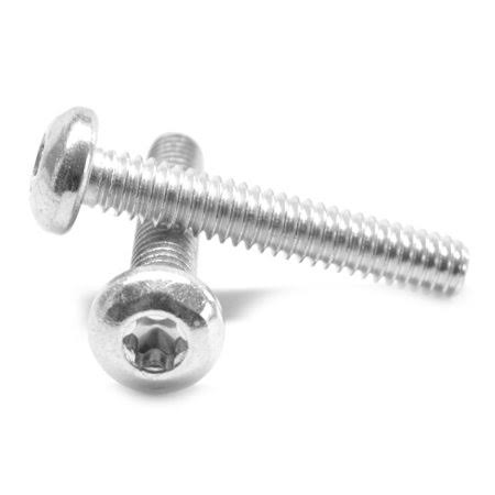 M5 x 0.80 x 12 Machine Screw 6 Lobe Pan Head Low Carbon Steel Zinc Plated N32626