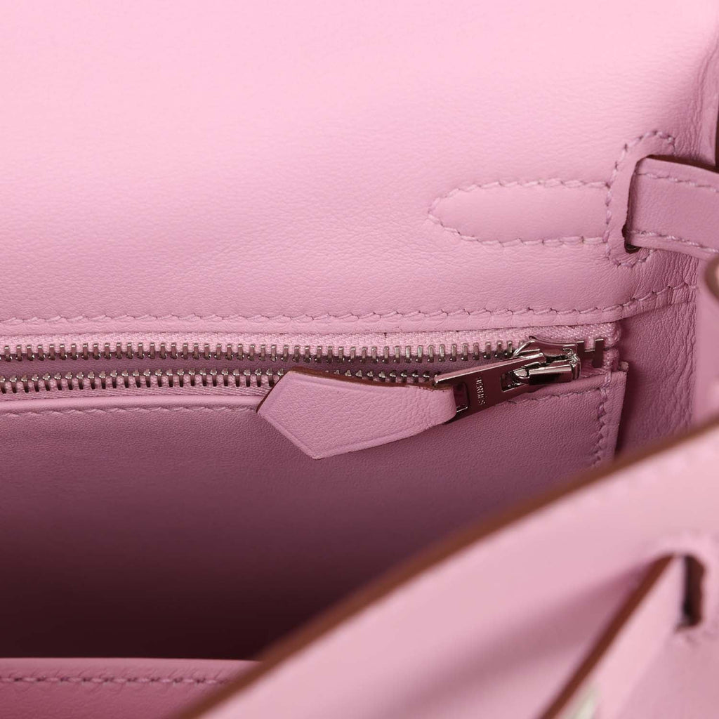 Mauve Sylvestre Swift Palladium Hardware Handbag Y4581