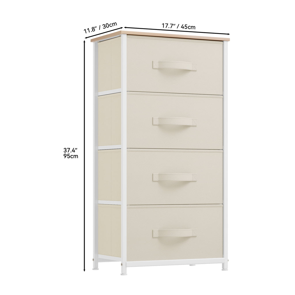 Fabric 4 Drawer Dresser J28776