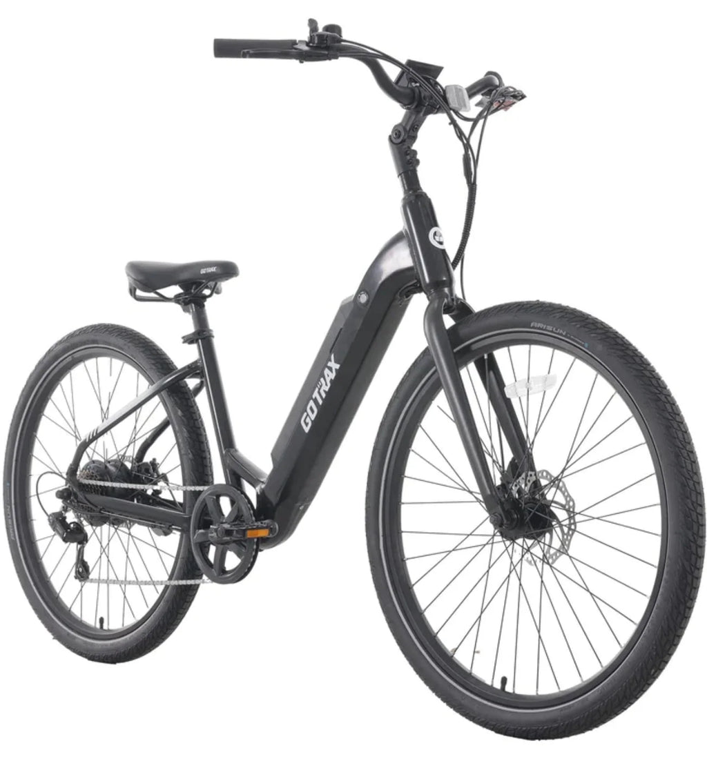 White 350W Step Thru Electric Bike V9886