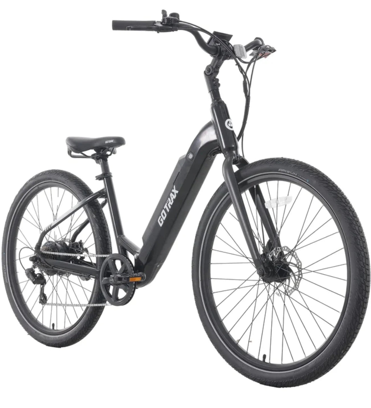 White 350W Step Thru Electric Bike V9886
