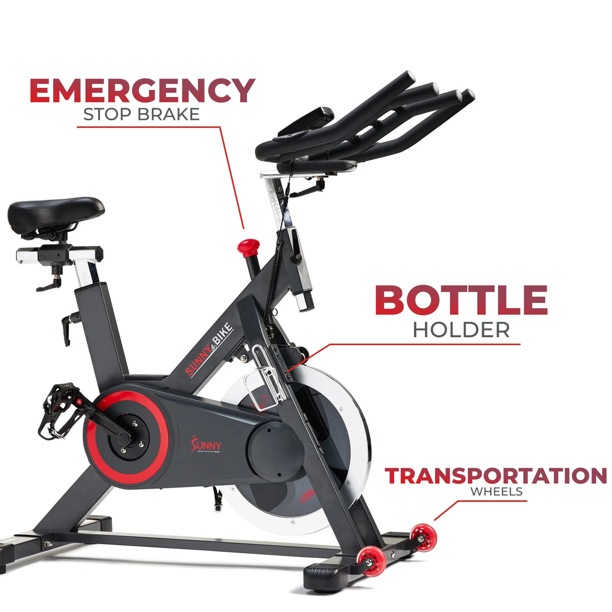 Indoor Cycling Smart Stationary Bike with Bluetooth Connectivity F7816