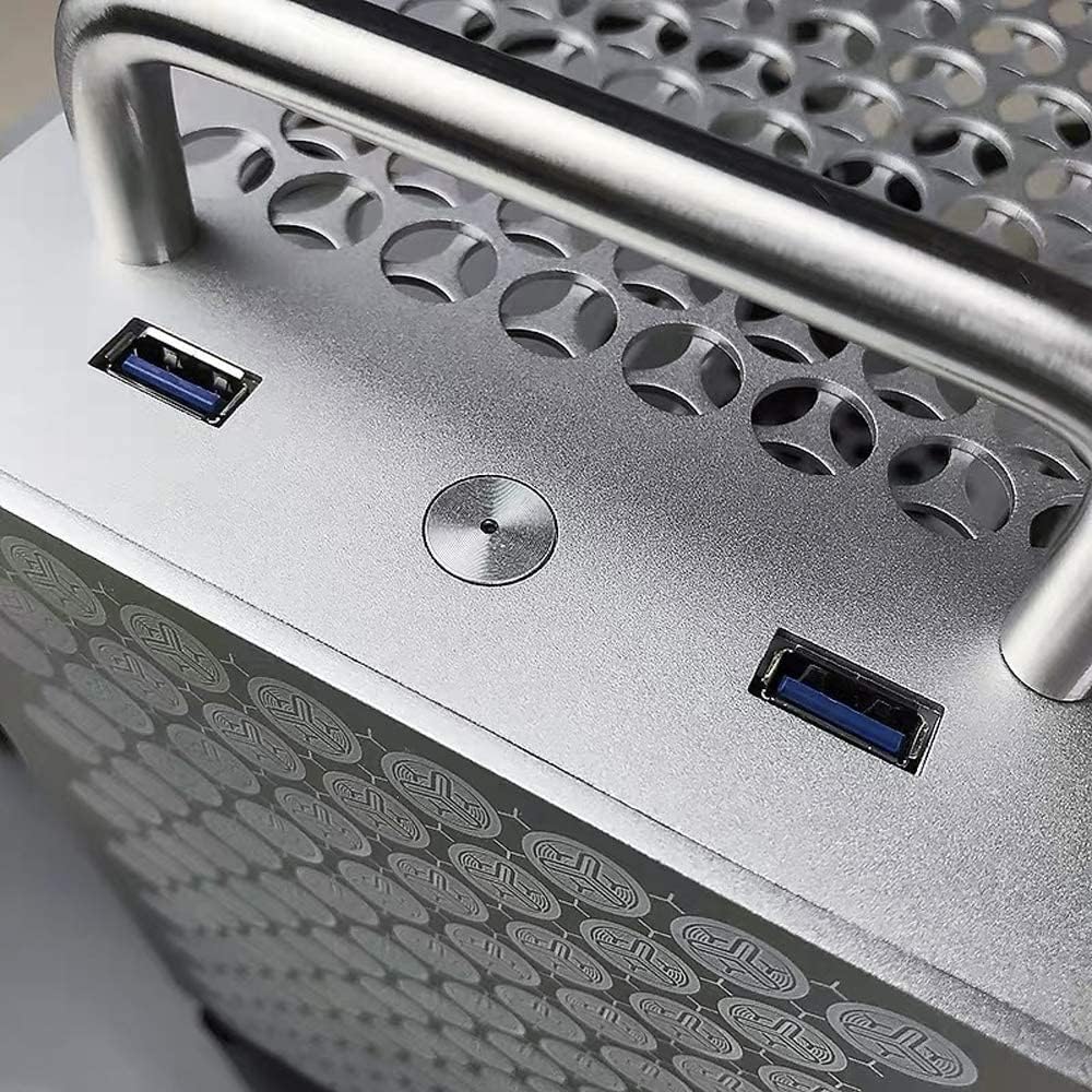 ITX Computer Case Aluminum Alloy Chassis F8650