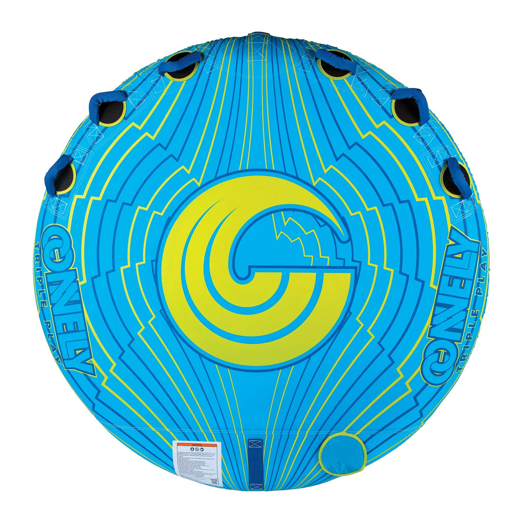 Blue 3 Rider Inflatable Towable Inner Tube V852898