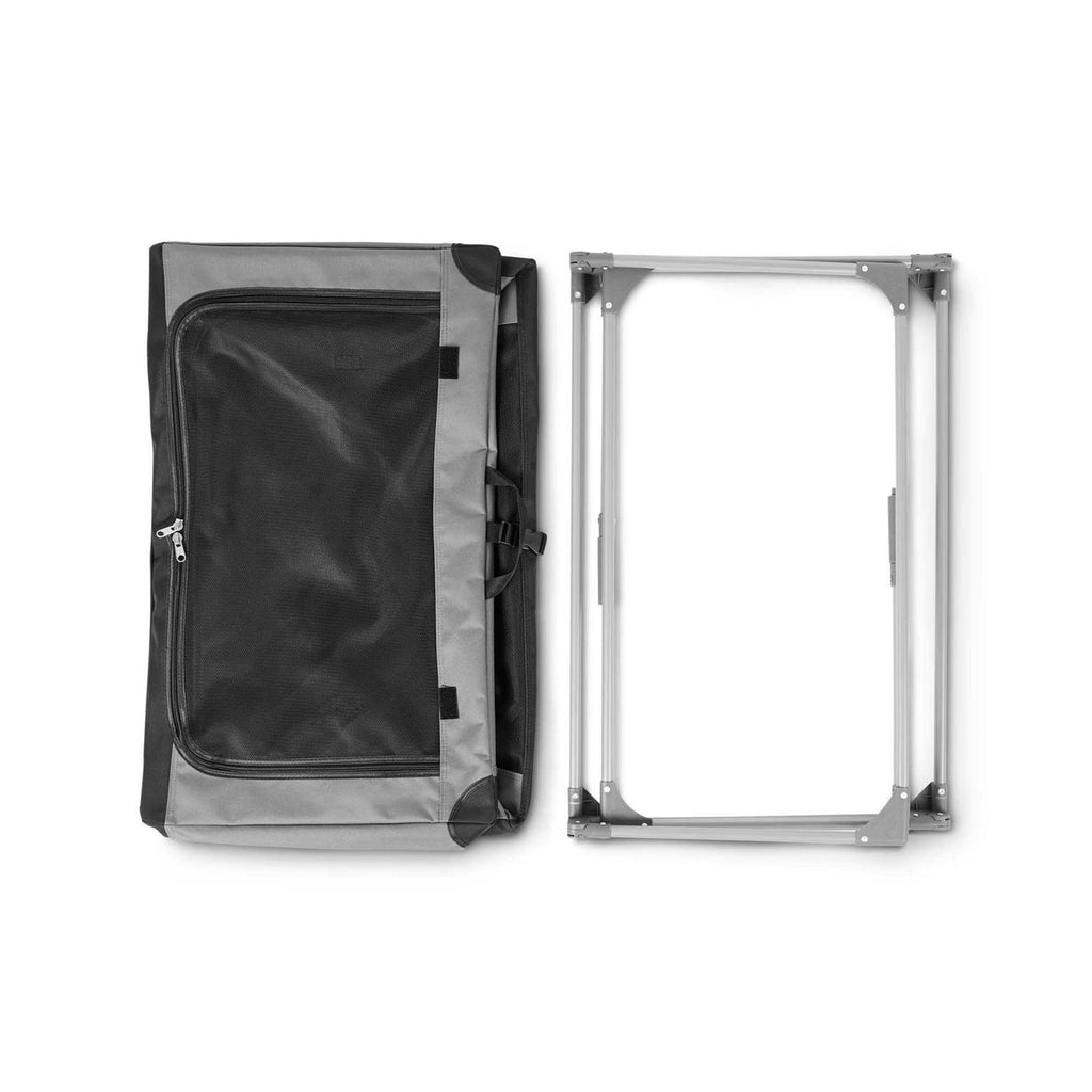 Portable Canvas Dark Grey Dog Crate N382