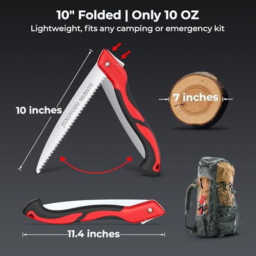 10 Inch Folding Pruning Saw D2 Steel 7 TPI N69163
