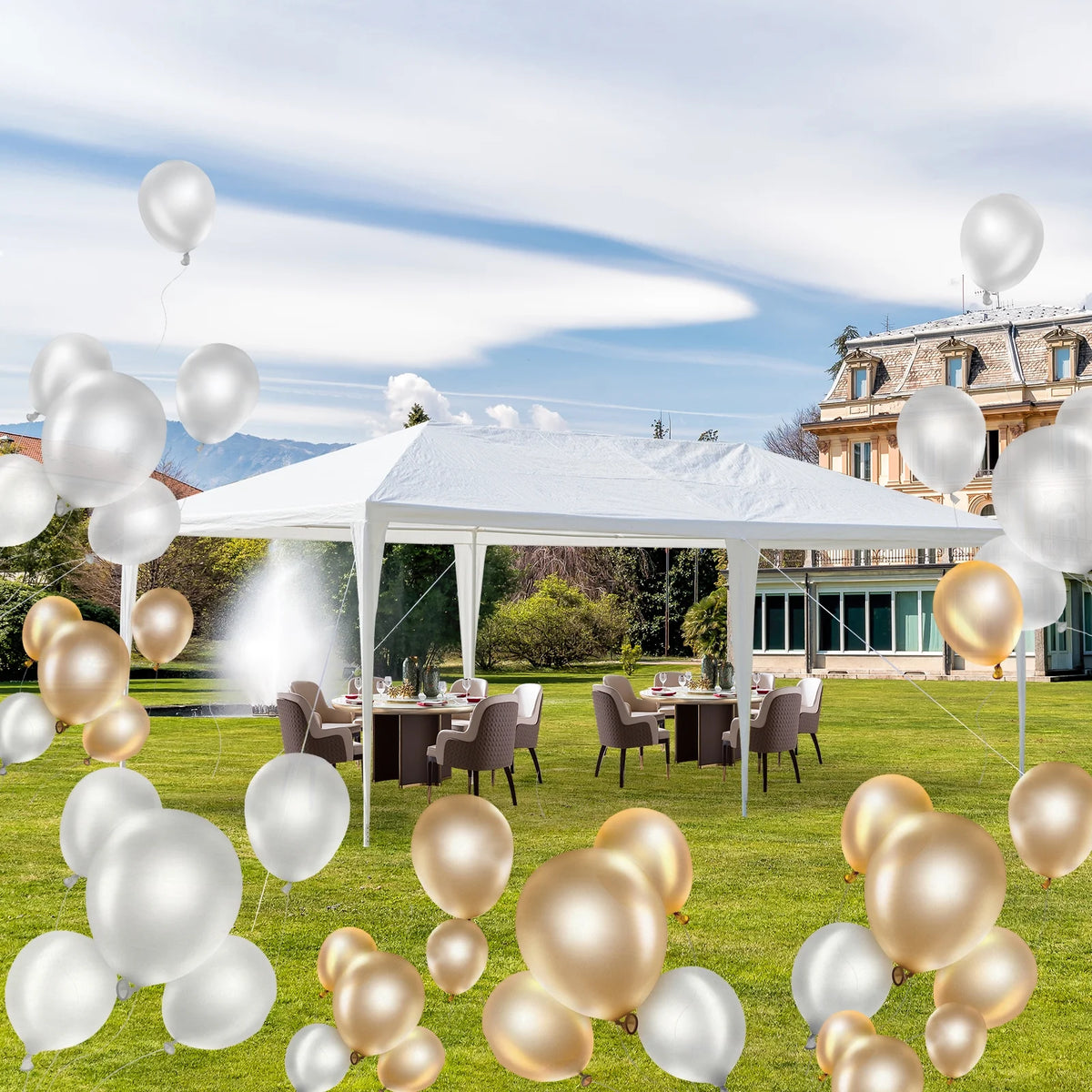 Party Wedding Tent Outdoor Camping Gazebo Canopy with 6 Sidewalls (10' X 20') A703
