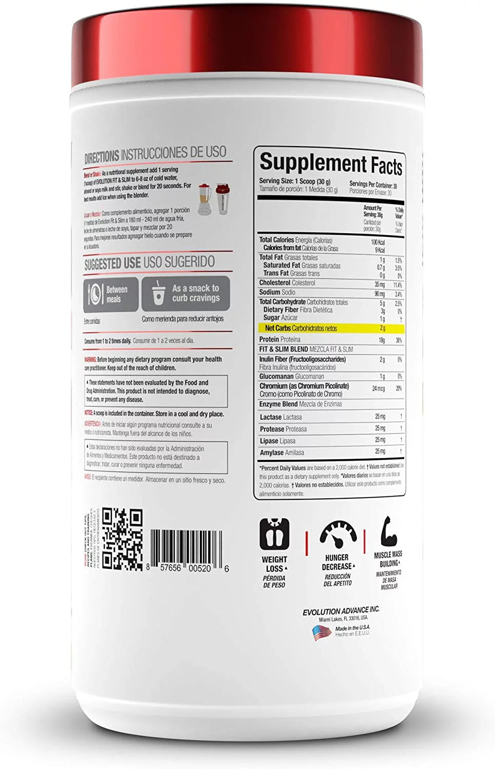 Whey Protein Powder 2 Pounds Vanilla T213