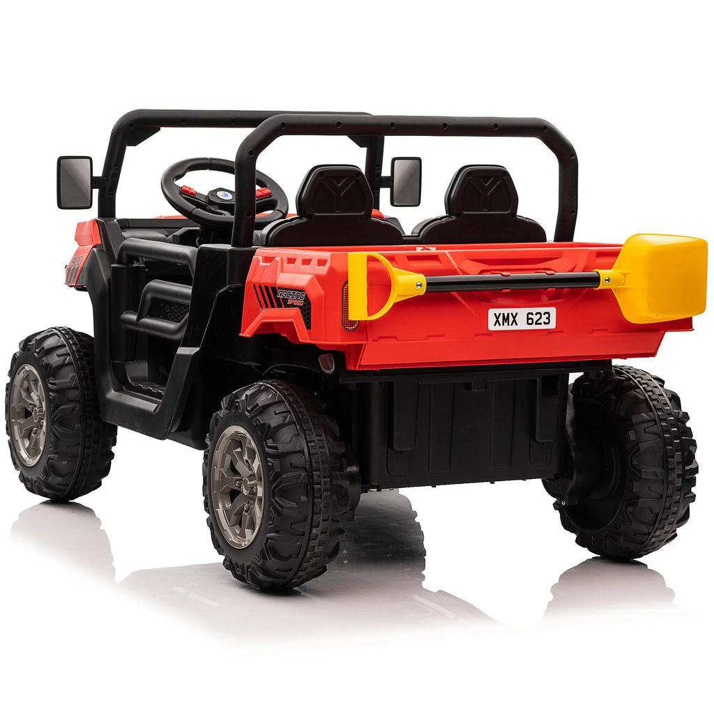 24V 2 Seater Kids Ride on Car UTV with Trailer O707135